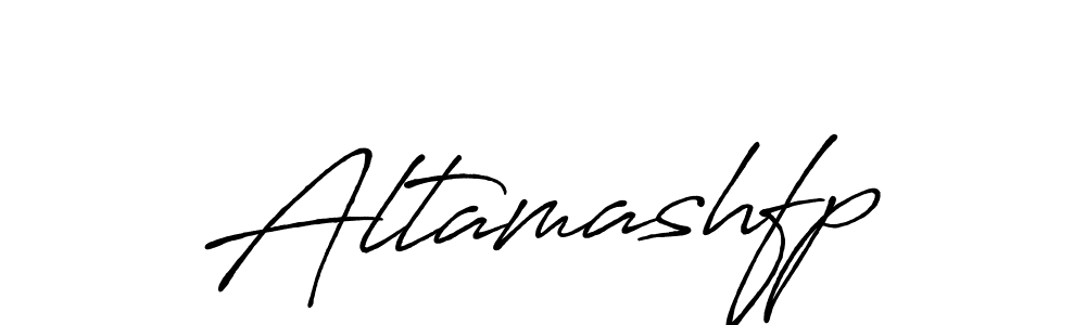 Similarly Antro_Vectra_Bolder is the best handwritten signature design. Signature creator online .You can use it as an online autograph creator for name Altamashfp. Altamashfp signature style 7 images and pictures png