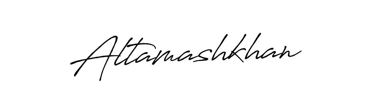 It looks lik you need a new signature style for name Altamashkhan. Design unique handwritten (Antro_Vectra_Bolder) signature with our free signature maker in just a few clicks. Altamashkhan signature style 7 images and pictures png