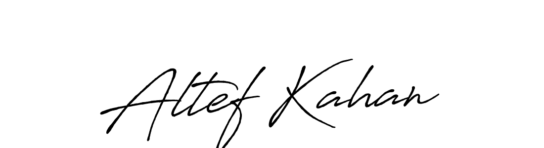 Use a signature maker to create a handwritten signature online. With this signature software, you can design (Antro_Vectra_Bolder) your own signature for name Altef Kahan. Altef Kahan signature style 7 images and pictures png