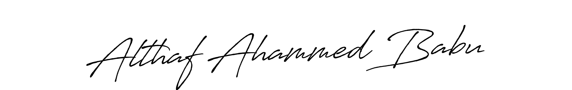 How to Draw Althaf Ahammed Babu signature style? Antro_Vectra_Bolder is a latest design signature styles for name Althaf Ahammed Babu. Althaf Ahammed Babu signature style 7 images and pictures png