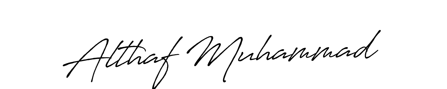 Make a beautiful signature design for name Althaf Muhammad. Use this online signature maker to create a handwritten signature for free. Althaf Muhammad signature style 7 images and pictures png