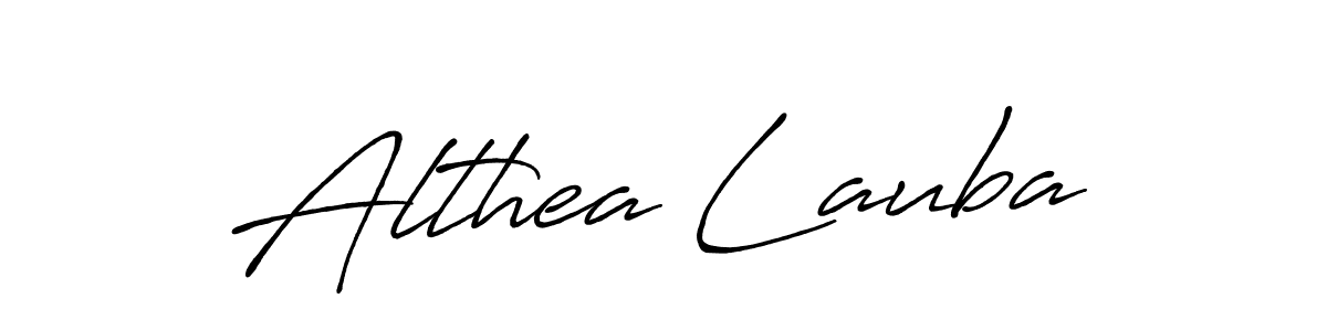 Also we have Althea Lauba name is the best signature style. Create professional handwritten signature collection using Antro_Vectra_Bolder autograph style. Althea Lauba signature style 7 images and pictures png