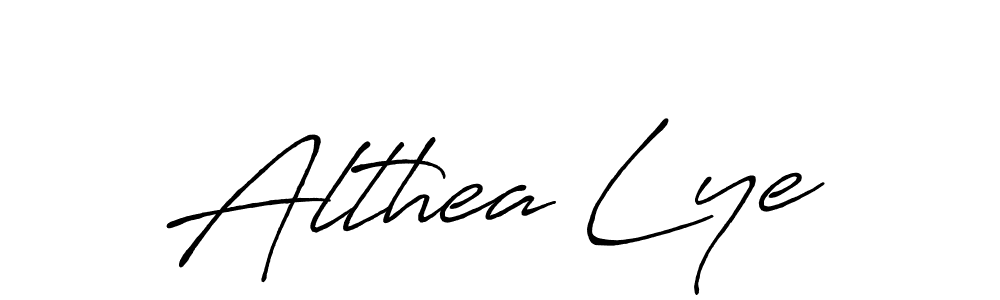 Design your own signature with our free online signature maker. With this signature software, you can create a handwritten (Antro_Vectra_Bolder) signature for name Althea Lye. Althea Lye signature style 7 images and pictures png