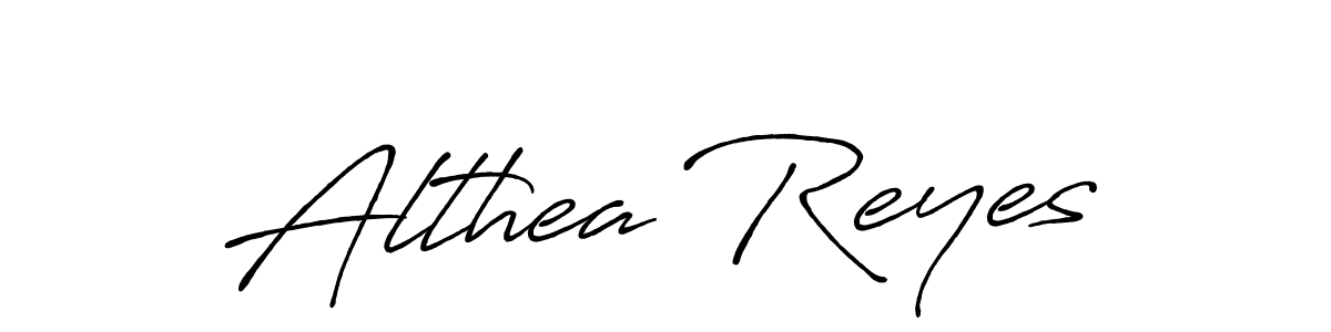 Also we have Althea Reyes name is the best signature style. Create professional handwritten signature collection using Antro_Vectra_Bolder autograph style. Althea Reyes signature style 7 images and pictures png