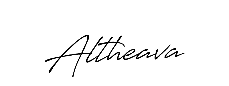 Use a signature maker to create a handwritten signature online. With this signature software, you can design (Antro_Vectra_Bolder) your own signature for name Altheava. Altheava signature style 7 images and pictures png