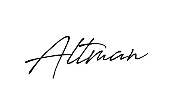 Make a beautiful signature design for name Altman. With this signature (Antro_Vectra_Bolder) style, you can create a handwritten signature for free. Altman signature style 7 images and pictures png