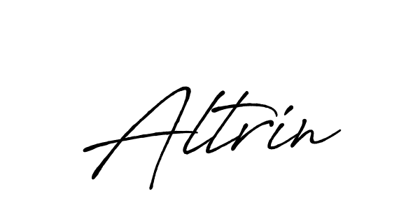 How to make Altrin signature? Antro_Vectra_Bolder is a professional autograph style. Create handwritten signature for Altrin name. Altrin signature style 7 images and pictures png