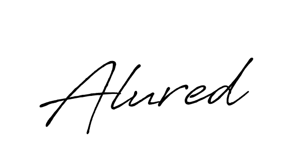 How to Draw Alured signature style? Antro_Vectra_Bolder is a latest design signature styles for name Alured. Alured signature style 7 images and pictures png