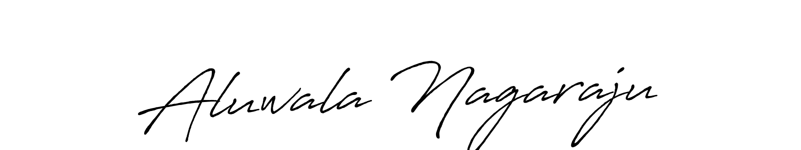 Aluwala Nagaraju stylish signature style. Best Handwritten Sign (Antro_Vectra_Bolder) for my name. Handwritten Signature Collection Ideas for my name Aluwala Nagaraju. Aluwala Nagaraju signature style 7 images and pictures png