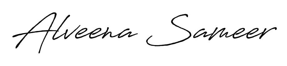 Create a personalized artistic stamp with Alveena Sameer in Antro_Vectra_Bolder font. Perfect for visual artists, designers, and influencers. Alveena Sameer signature style 7 images and pictures png