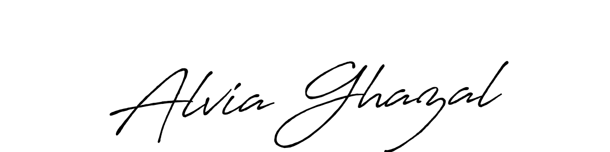 Similarly Antro_Vectra_Bolder is the best handwritten signature design. Signature creator online .You can use it as an online autograph creator for name Alvia Ghazal. Alvia Ghazal signature style 7 images and pictures png