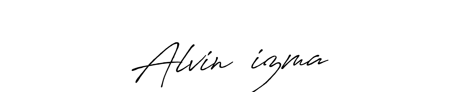 Use a signature maker to create a handwritten signature online. With this signature software, you can design (Antro_Vectra_Bolder) your own signature for name Alvin❤️izma. Alvin❤️izma signature style 7 images and pictures png