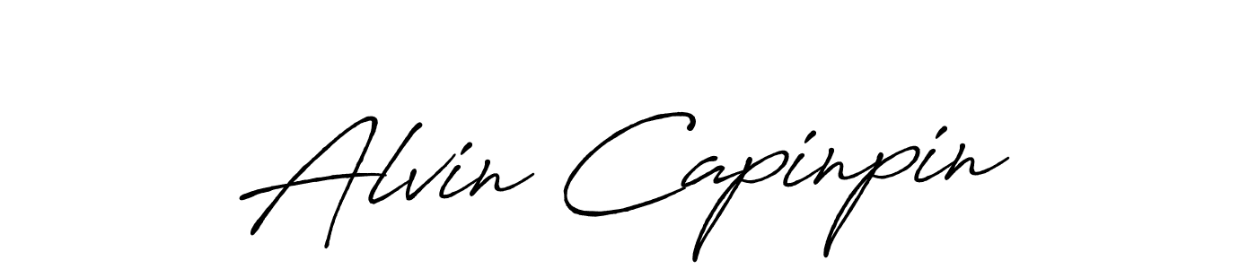 Here are the top 10 professional signature styles for the name Alvin Capinpin. These are the best autograph styles you can use for your name. Alvin Capinpin signature style 7 images and pictures png