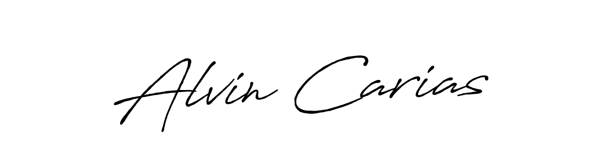 How to make Alvin Carias name signature. Use Antro_Vectra_Bolder style for creating short signs online. This is the latest handwritten sign. Alvin Carias signature style 7 images and pictures png