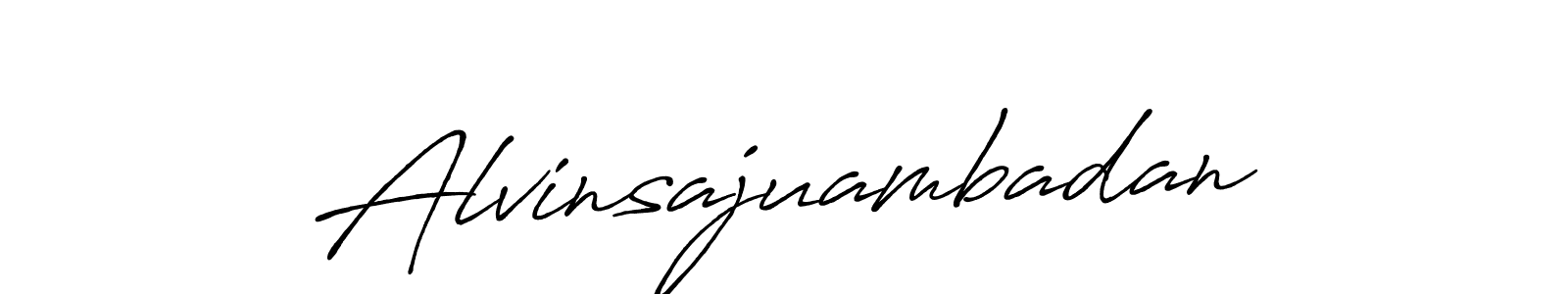 Also You can easily find your signature by using the search form. We will create Alvinsajuambadan name handwritten signature images for you free of cost using Antro_Vectra_Bolder sign style. Alvinsajuambadan signature style 7 images and pictures png