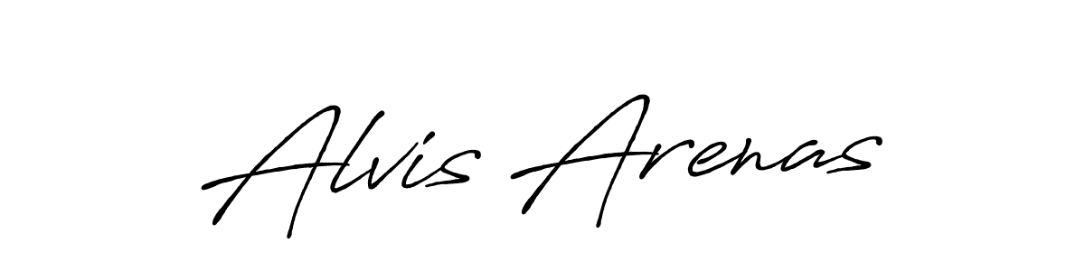 Make a beautiful signature design for name Alvis Arenas. With this signature (Antro_Vectra_Bolder) style, you can create a handwritten signature for free. Alvis Arenas signature style 7 images and pictures png