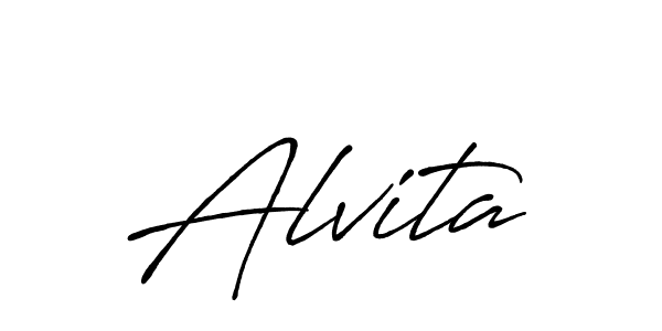 It looks lik you need a new signature style for name Alvita. Design unique handwritten (Antro_Vectra_Bolder) signature with our free signature maker in just a few clicks. Alvita signature style 7 images and pictures png