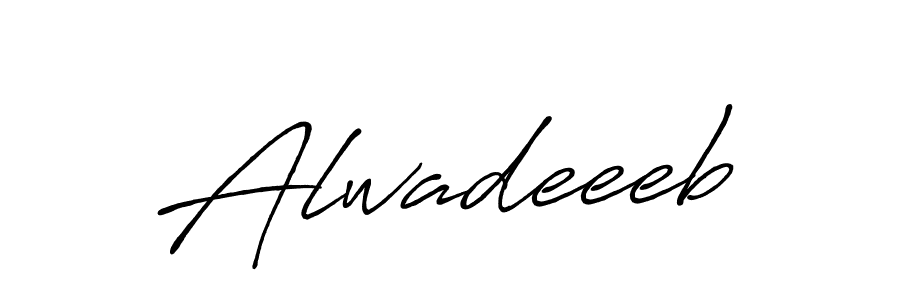 Create a beautiful signature design for name Alwadeeeb. With this signature (Antro_Vectra_Bolder) fonts, you can make a handwritten signature for free. Alwadeeeb signature style 7 images and pictures png