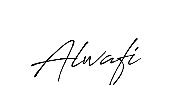 The best way (Antro_Vectra_Bolder) to make a short signature is to pick only two or three words in your name. The name Alwafi include a total of six letters. For converting this name. Alwafi signature style 7 images and pictures png
