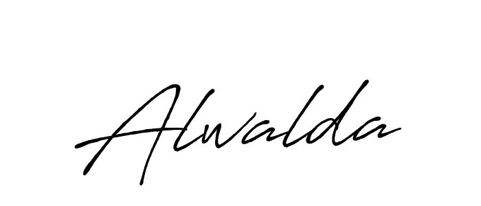 Design your own signature with our free online signature maker. With this signature software, you can create a handwritten (Antro_Vectra_Bolder) signature for name Alwalda. Alwalda signature style 7 images and pictures png