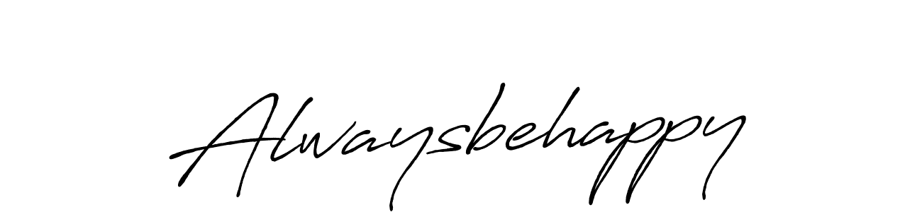 if you are searching for the best signature style for your name Alwaysbehappy. so please give up your signature search. here we have designed multiple signature styles  using Antro_Vectra_Bolder. Alwaysbehappy signature style 7 images and pictures png