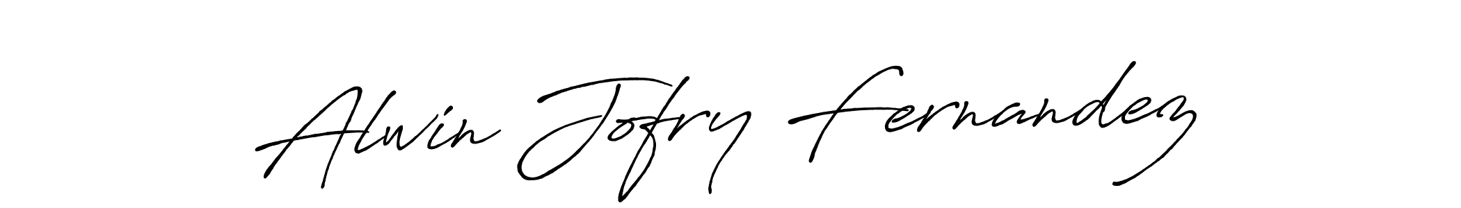 It looks lik you need a new signature style for name Alwin Jofry Fernandez. Design unique handwritten (Antro_Vectra_Bolder) signature with our free signature maker in just a few clicks. Alwin Jofry Fernandez signature style 7 images and pictures png