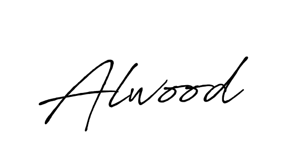 Design your own signature with our free online signature maker. With this signature software, you can create a handwritten (Antro_Vectra_Bolder) signature for name Alwood. Alwood signature style 7 images and pictures png