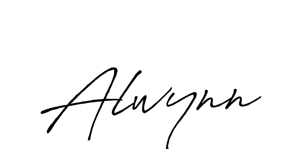 Best and Professional Signature Style for Alwynn. Antro_Vectra_Bolder Best Signature Style Collection. Alwynn signature style 7 images and pictures png
