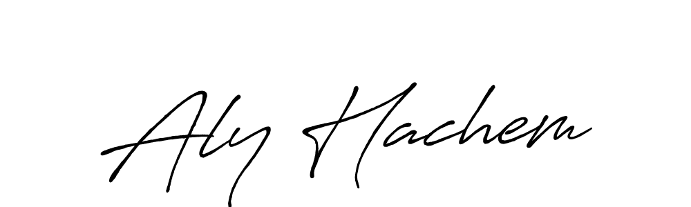 Make a short Aly Hachem signature style. Manage your documents anywhere anytime using Antro_Vectra_Bolder. Create and add eSignatures, submit forms, share and send files easily. Aly Hachem signature style 7 images and pictures png