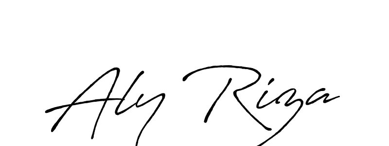 Make a beautiful signature design for name Aly Riza. Use this online signature maker to create a handwritten signature for free. Aly Riza signature style 7 images and pictures png