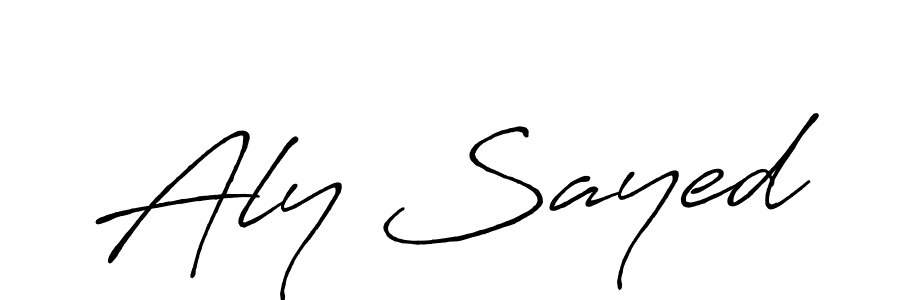 You should practise on your own different ways (Antro_Vectra_Bolder) to write your name (Aly Sayed) in signature. don't let someone else do it for you. Aly Sayed signature style 7 images and pictures png
