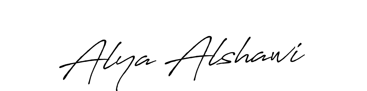 This is the best signature style for the Alya Alshawi name. Also you like these signature font (Antro_Vectra_Bolder). Mix name signature. Alya Alshawi signature style 7 images and pictures png