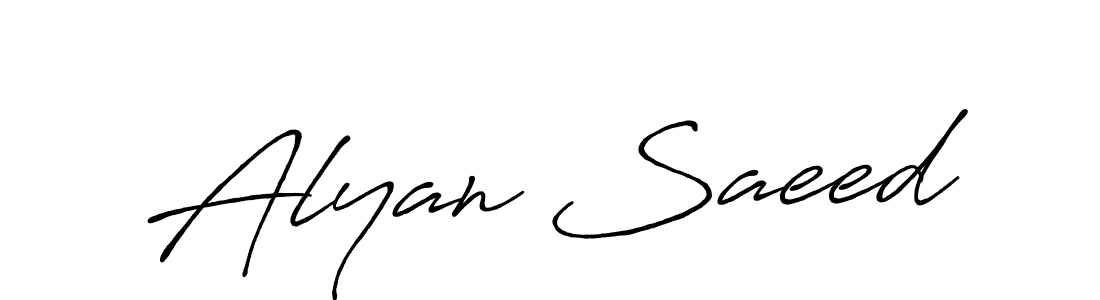 Once you've used our free online signature maker to create your best signature Antro_Vectra_Bolder style, it's time to enjoy all of the benefits that Alyan Saeed name signing documents. Alyan Saeed signature style 7 images and pictures png