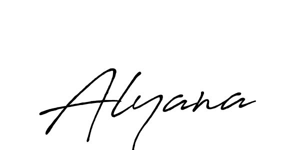 It looks lik you need a new signature style for name Alyana. Design unique handwritten (Antro_Vectra_Bolder) signature with our free signature maker in just a few clicks. Alyana signature style 7 images and pictures png