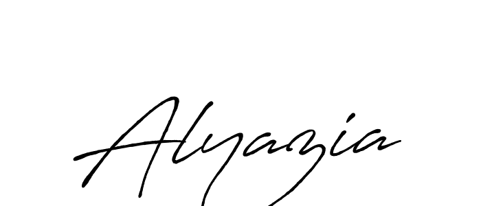 The best way (Antro_Vectra_Bolder) to make a short signature is to pick only two or three words in your name. The name Alyazia include a total of six letters. For converting this name. Alyazia signature style 7 images and pictures png