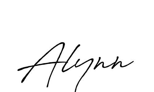 Also we have Alynn name is the best signature style. Create professional handwritten signature collection using Antro_Vectra_Bolder autograph style. Alynn signature style 7 images and pictures png