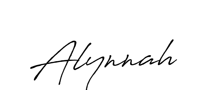 Create a beautiful signature design for name Alynnah. With this signature (Antro_Vectra_Bolder) fonts, you can make a handwritten signature for free. Alynnah signature style 7 images and pictures png