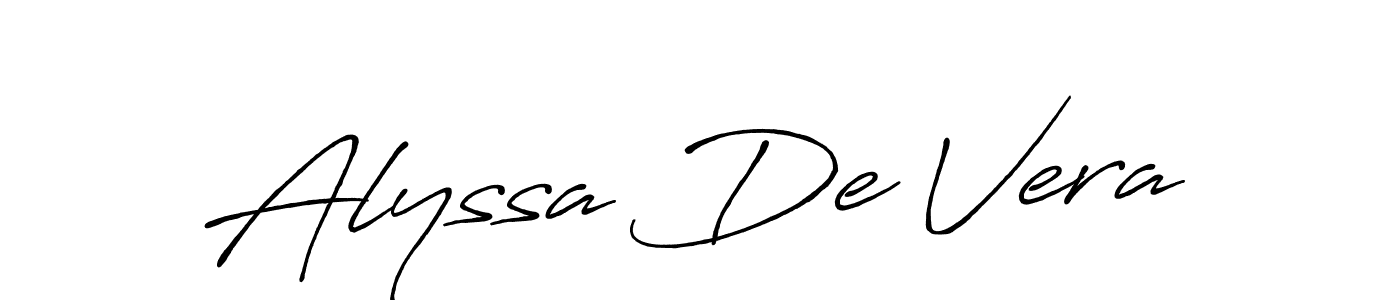 Once you've used our free online signature maker to create your best signature Antro_Vectra_Bolder style, it's time to enjoy all of the benefits that Alyssa De Vera name signing documents. Alyssa De Vera signature style 7 images and pictures png