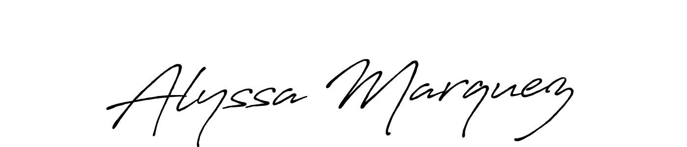 Here are the top 10 professional signature styles for the name Alyssa Marquez. These are the best autograph styles you can use for your name. Alyssa Marquez signature style 7 images and pictures png