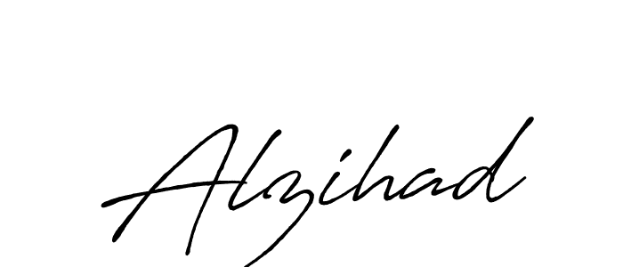 It looks lik you need a new signature style for name Alzihad. Design unique handwritten (Antro_Vectra_Bolder) signature with our free signature maker in just a few clicks. Alzihad signature style 7 images and pictures png