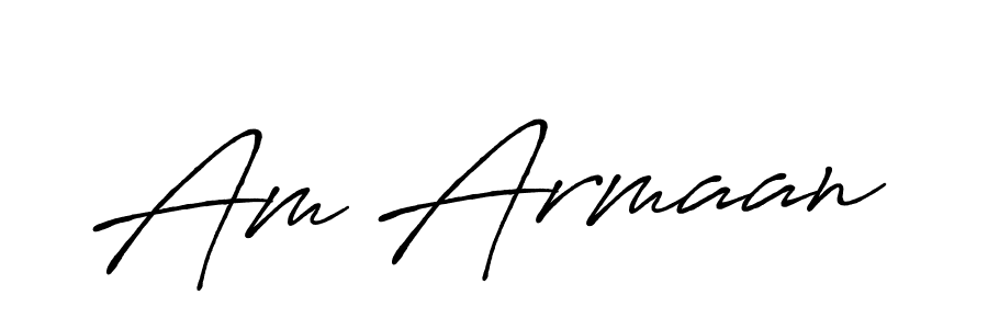 Once you've used our free online signature maker to create your best signature Antro_Vectra_Bolder style, it's time to enjoy all of the benefits that Am Armaan name signing documents. Am Armaan signature style 7 images and pictures png