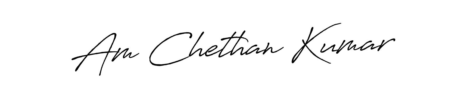 Make a short Am Chethan Kumar signature style. Manage your documents anywhere anytime using Antro_Vectra_Bolder. Create and add eSignatures, submit forms, share and send files easily. Am Chethan Kumar signature style 7 images and pictures png