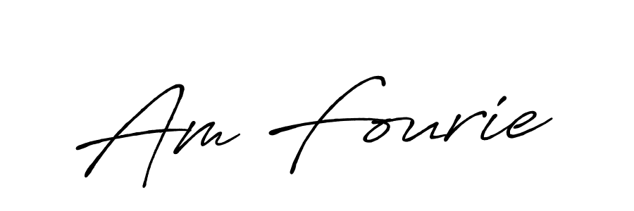 It looks lik you need a new signature style for name Am Fourie. Design unique handwritten (Antro_Vectra_Bolder) signature with our free signature maker in just a few clicks. Am Fourie signature style 7 images and pictures png