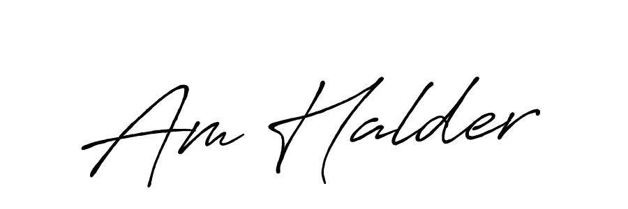 Once you've used our free online signature maker to create your best signature Antro_Vectra_Bolder style, it's time to enjoy all of the benefits that Am Halder name signing documents. Am Halder signature style 7 images and pictures png