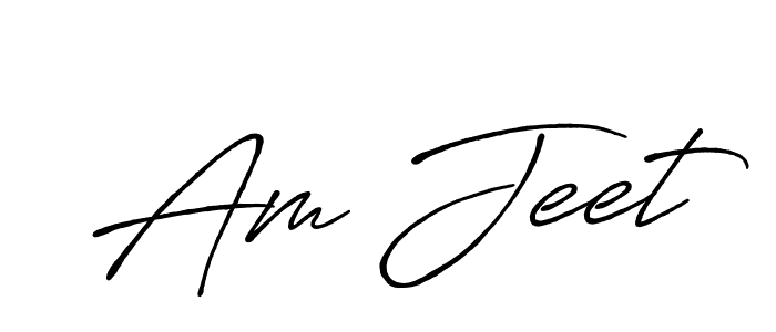 Here are the top 10 professional signature styles for the name Am Jeet. These are the best autograph styles you can use for your name. Am Jeet signature style 7 images and pictures png