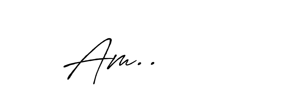 Design your own signature with our free online signature maker. With this signature software, you can create a handwritten (Antro_Vectra_Bolder) signature for name Am..     . Am..      signature style 7 images and pictures png