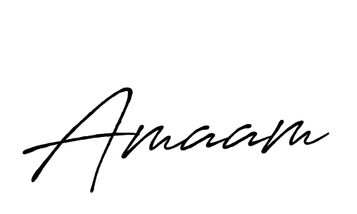 Also we have Amaam name is the best signature style. Create professional handwritten signature collection using Antro_Vectra_Bolder autograph style. Amaam signature style 7 images and pictures png