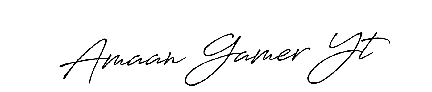 You should practise on your own different ways (Antro_Vectra_Bolder) to write your name (Amaan Gamer Yt) in signature. don't let someone else do it for you. Amaan Gamer Yt signature style 7 images and pictures png
