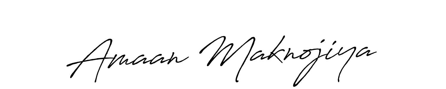 Once you've used our free online signature maker to create your best signature Antro_Vectra_Bolder style, it's time to enjoy all of the benefits that Amaan Maknojiya name signing documents. Amaan Maknojiya signature style 7 images and pictures png