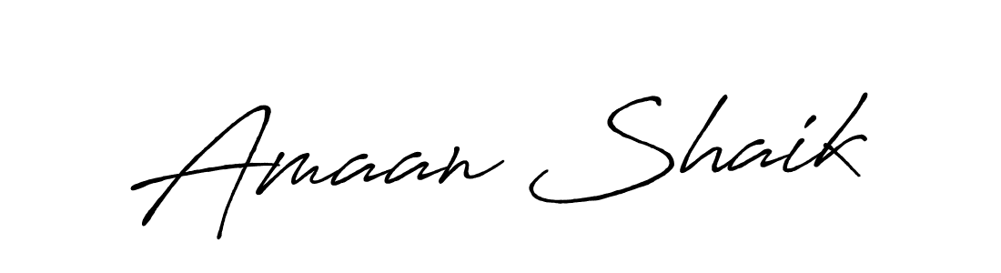 You can use this online signature creator to create a handwritten signature for the name Amaan Shaik. This is the best online autograph maker. Amaan Shaik signature style 7 images and pictures png